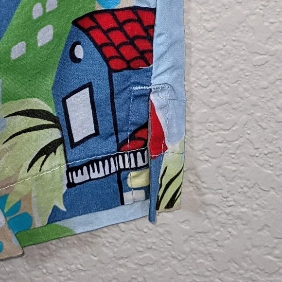 Summer Fun Print Cropped Cotton Pajama Lounge Pants - Picture 3 of 5